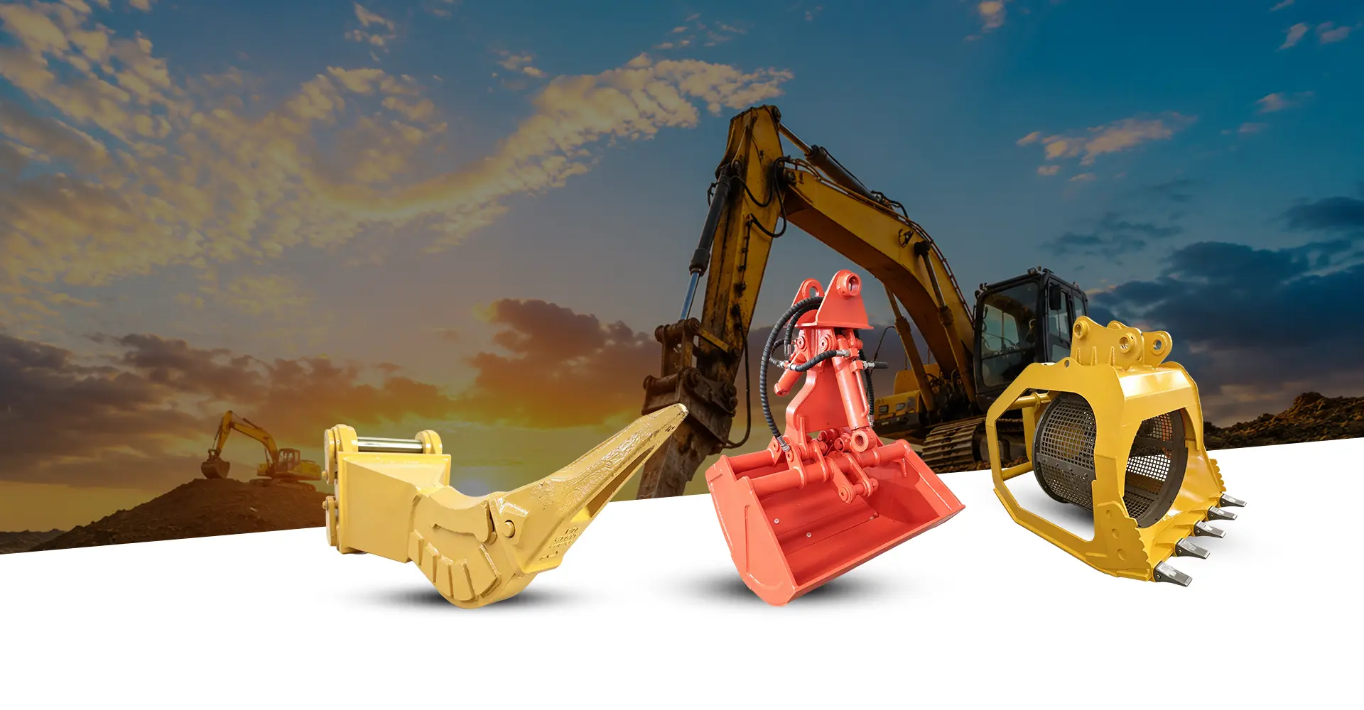 Ripper per escavatori durevoli per un'efficiente frantumazione della roccia e scavo di trincee