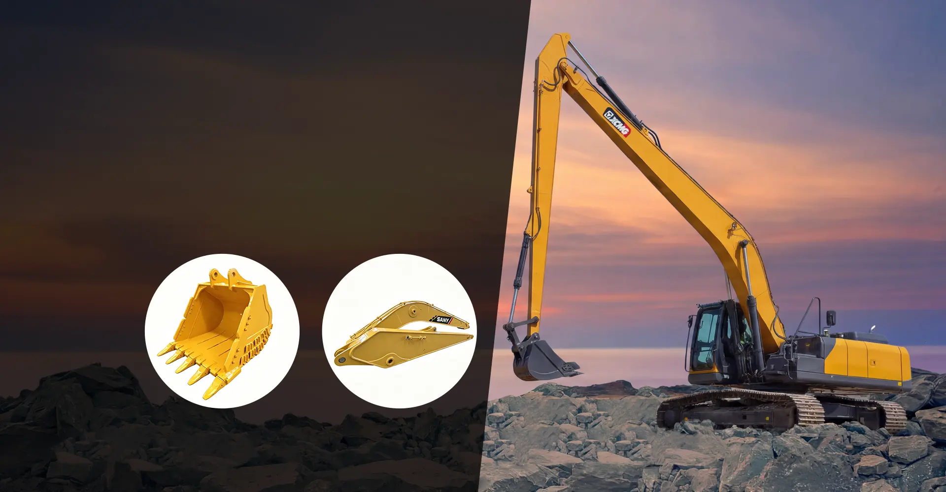 Produttore OEM di bracci e bracci per escavatori a lungo raggio