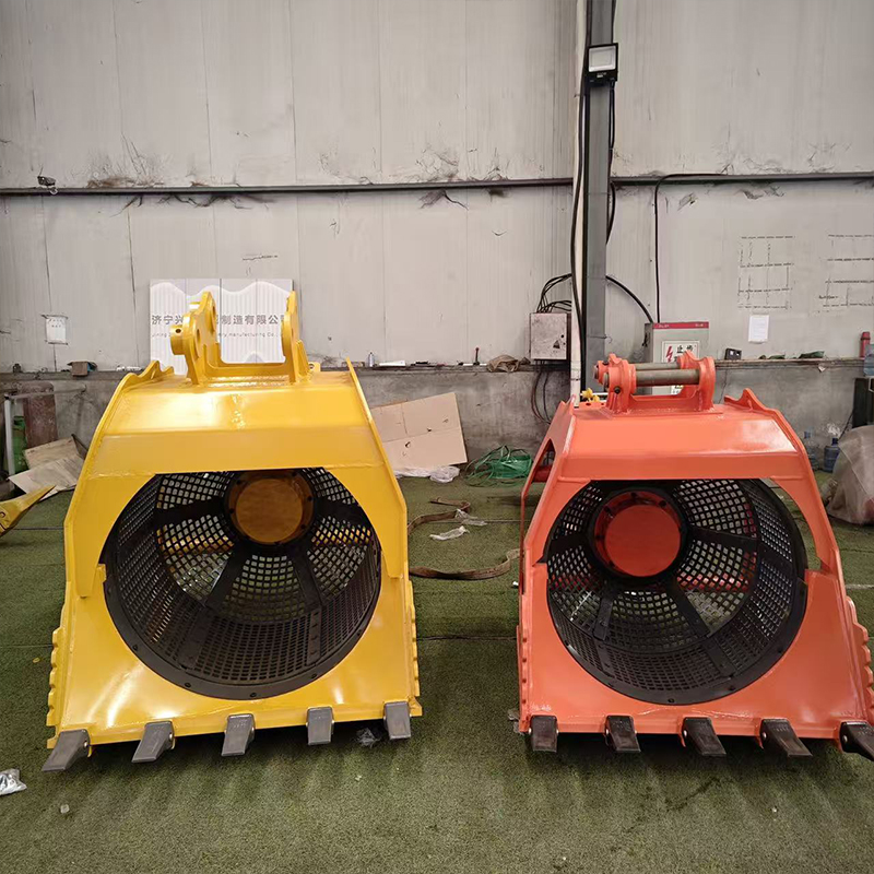Perché scegliere le benne vaglianti rotanti dell'escavatore per la vagliatura dei materiali in cantiere?