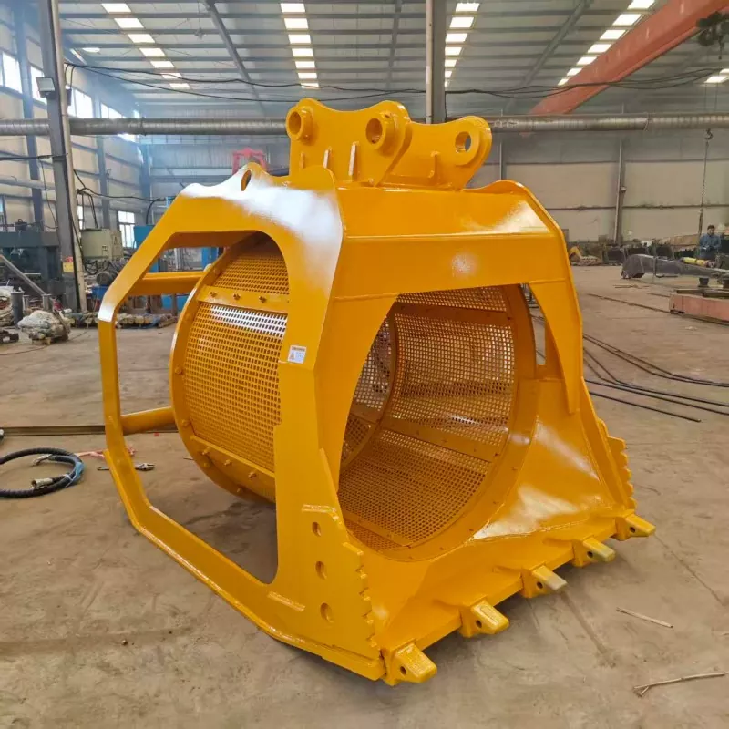 Benna vagliatrice rotativa idraulica per escavatore PC 240
