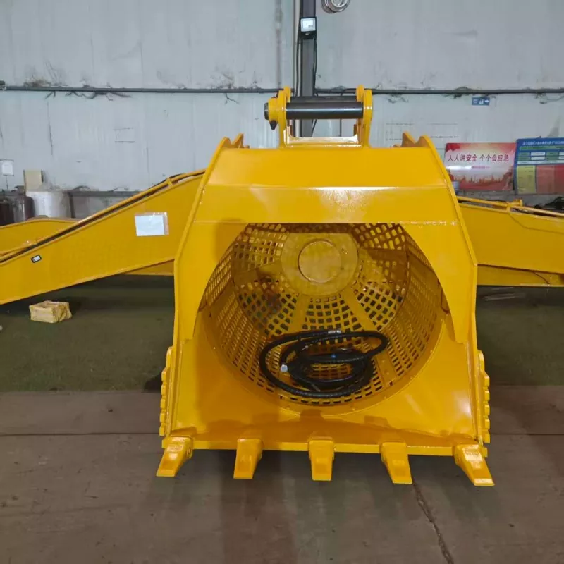 Benna vagliatrice rotativa multifunzionale per CAT 336